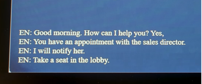 Real-time interactive translation