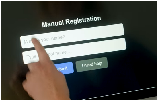 Manual registration