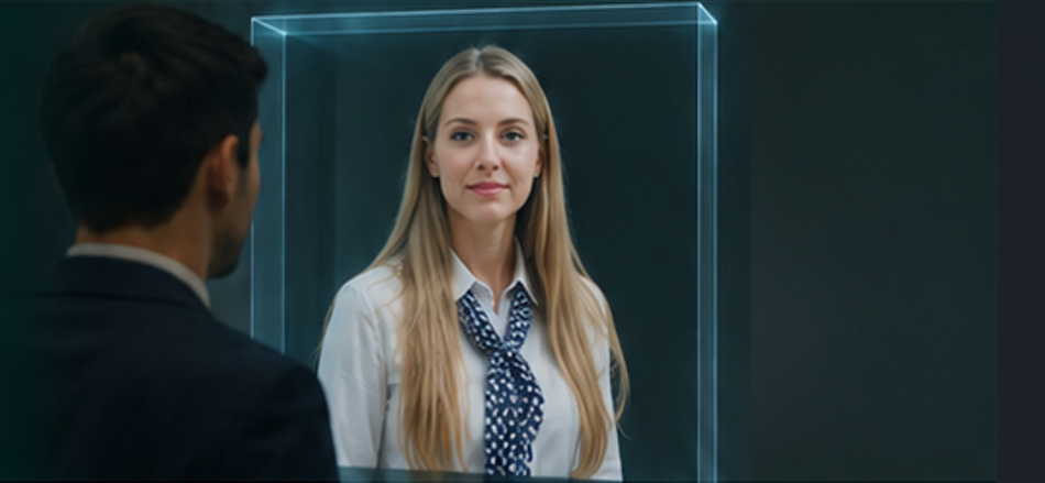 Communication vidéo en réalité holographique 3D