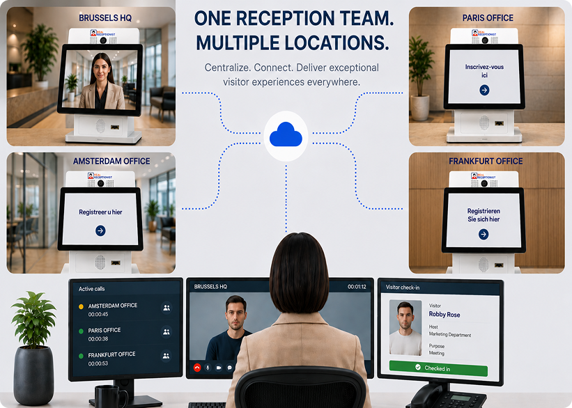 Gestion centralisée de l'accueil multi-sites