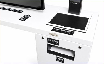 Document camera, printer and eID reader