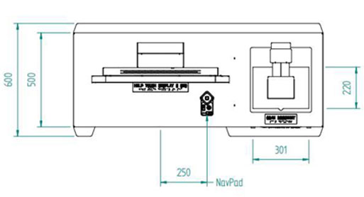 Desk top dimensions