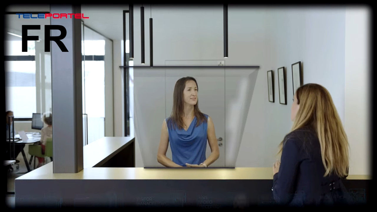 Réceptionniste Holographique 3D | Accueil Humain à Distance