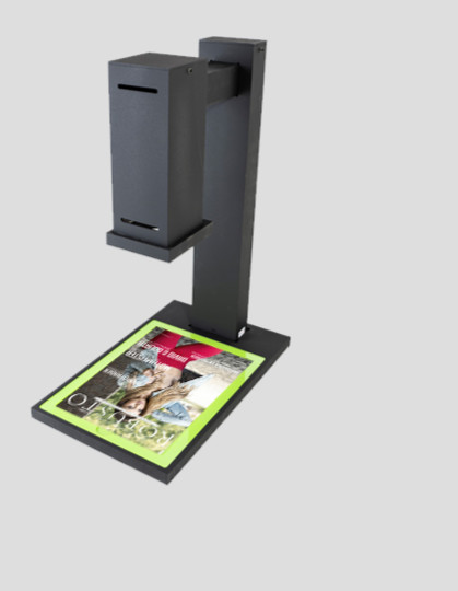 Teleportel documentscanner voor Privacy Room-consultaties op afstand en documentverwerking