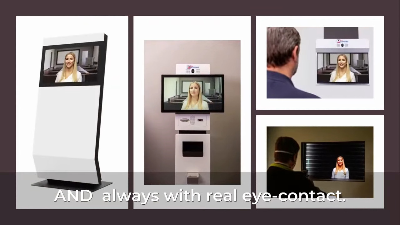 Aligned Eye Contact Video | Eye2Eye Cam for Remote Reception
