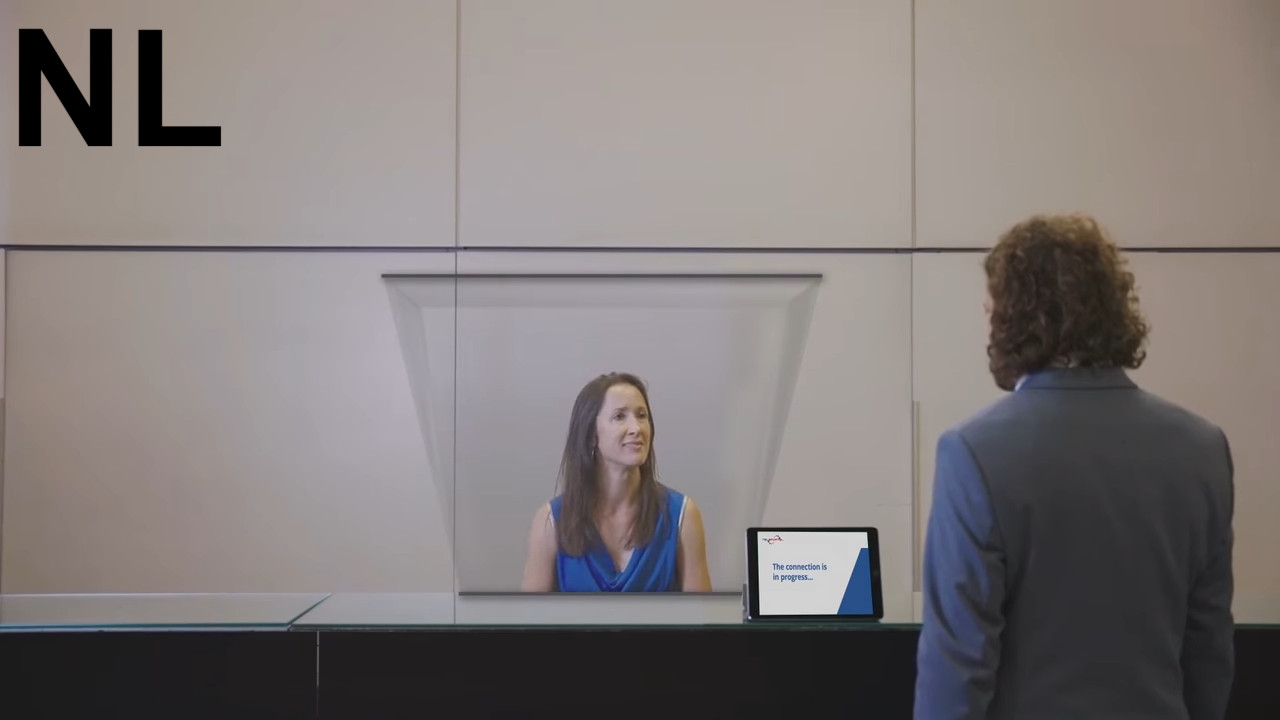 Just-in-Time Receptie | Remote & 3D Receptionist | Teleportel