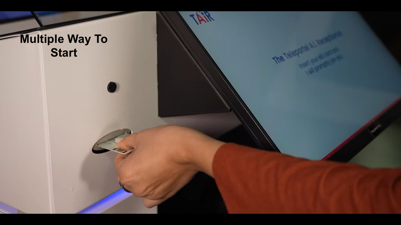 Touchless AI Receptionist & QR Visitor Check-In | Teleportel