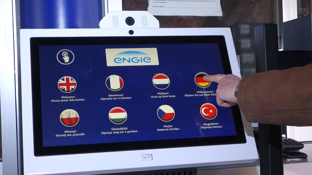 Smart Visitor Kiosk | ID Verification & Remote Receptionist | Production and Logistics | Cloud Video Tools