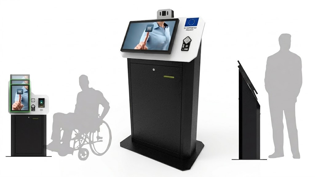 Borne d'accueil Teleportel et solution de gestion des visiteurs