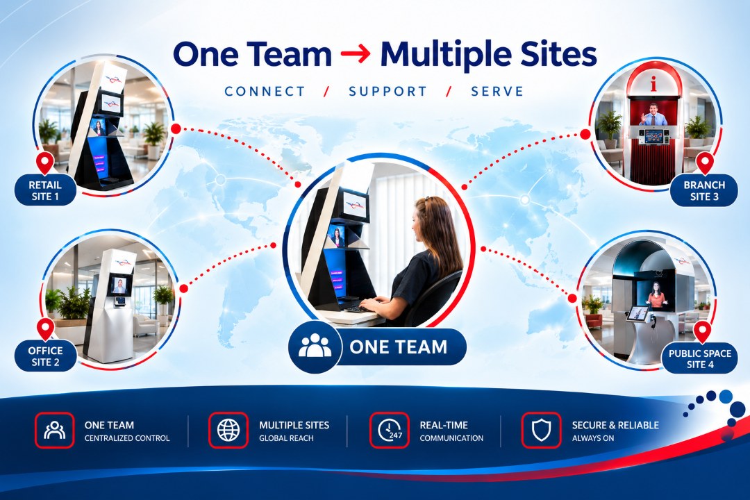 One team, multiple sites, the same professional welcome everywhere