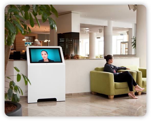 Virtual Video Receptionist Desk Teleportel